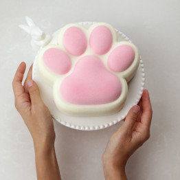 Puffy Paws торт форма ручной работы