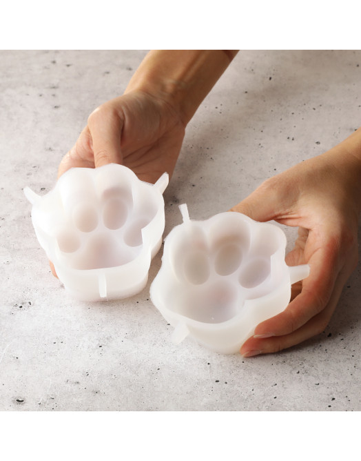 Moule Puffy Paws Mini cake en silicone réalise à la main