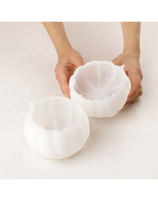 Pumpkin bento 600 ml cake silicone mould handmade 