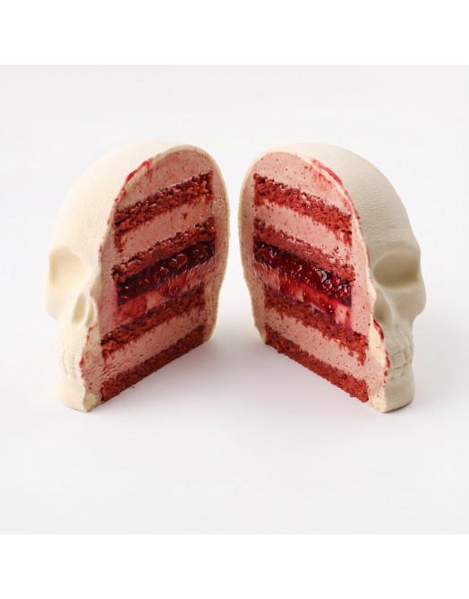 Spooky Skull Bento cake silicone mould handmade