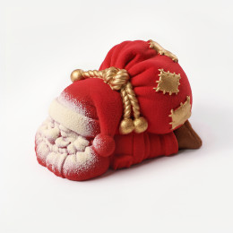 Santa Bag Mini cake silicone mould handmade