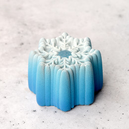 Snowflake Bento cake molde de silicona hecho a mano