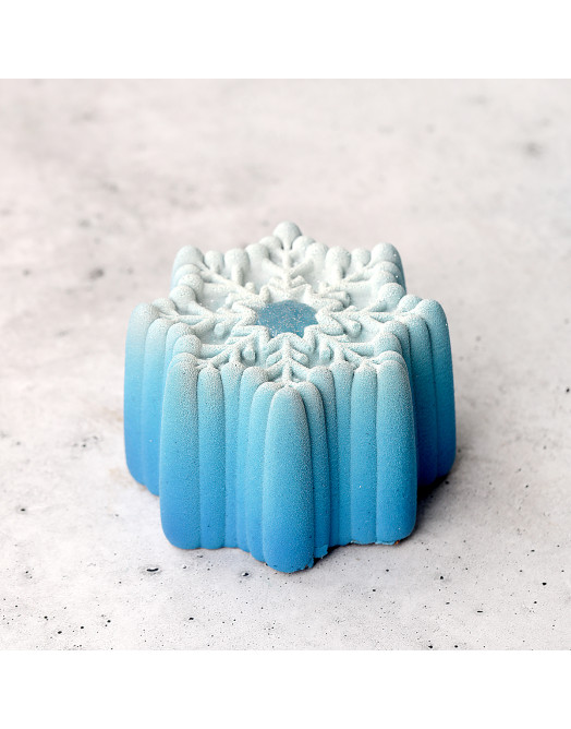 Snowflake Bento cake silicone mould handmade