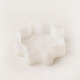 Snowflake cake silicone mould handmade