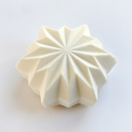 Snowstar cake silicone mould handmade