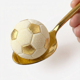 Soccer ball micro 30 ml cake silicone mould handmade