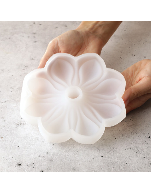 Moule Star Anise top cake en silicone réalise à la main