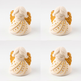 Sweet Angel Mini cake silicone mould handmade, Set of 4