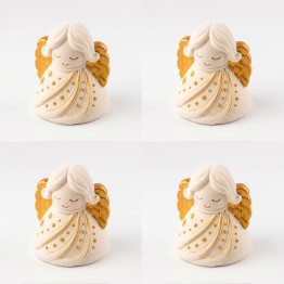 Sweet Angel Mini cake silicone mould handmade, Set of 4