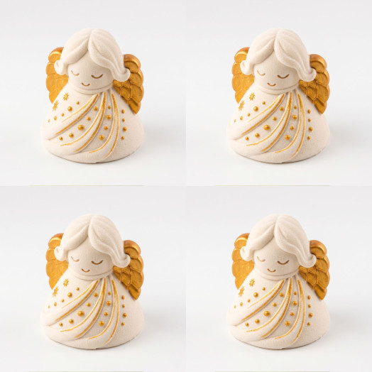 Sweet Angel Mini cake silicone mould handmade, Set of 4