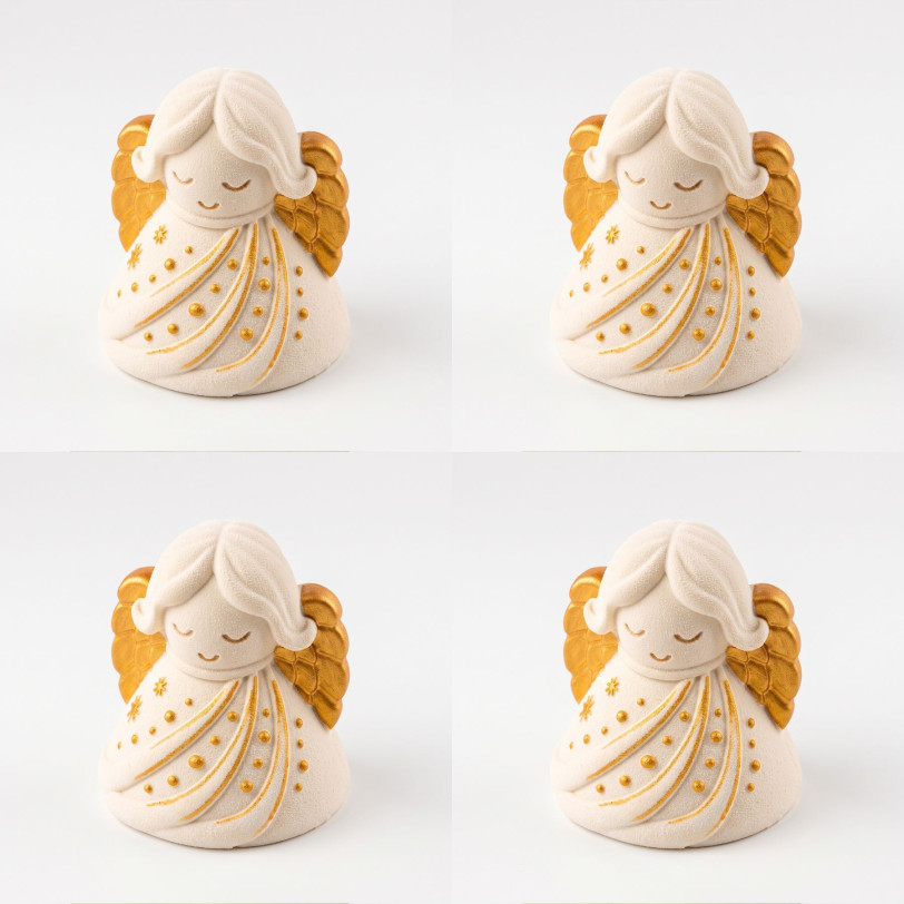 Sweet Angel Mini cake silicone mould handmade, Set of 4