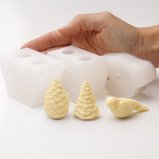 Kit de juguetes navideños M moldes de silicona hechos a mano