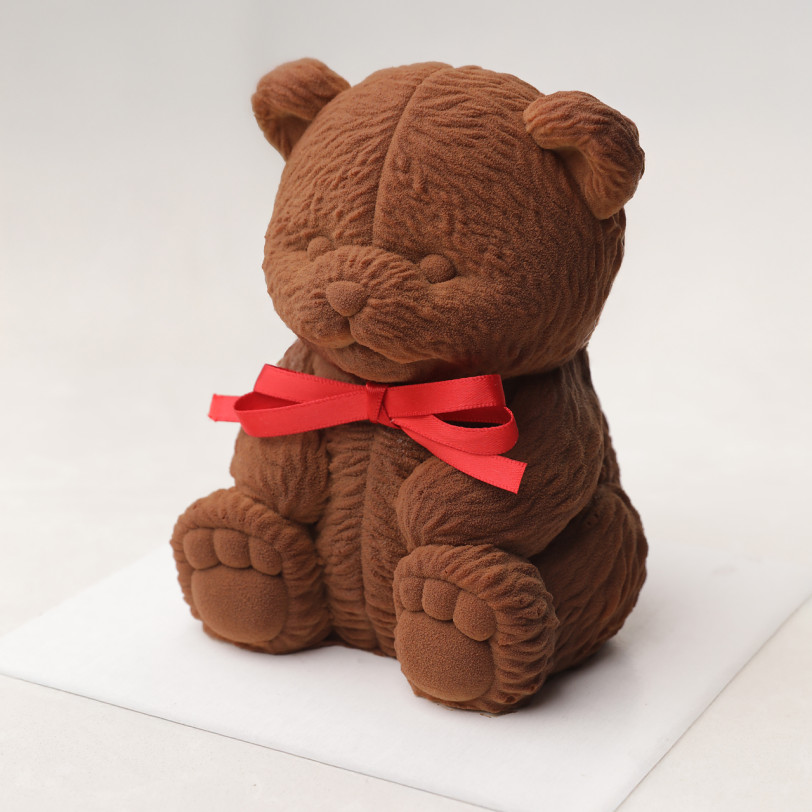 Teddy Bear bento cake molde de silicona hecho a mano