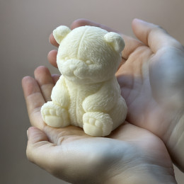 Teddy bear Mini molde de silicona para tartas hecho a mano