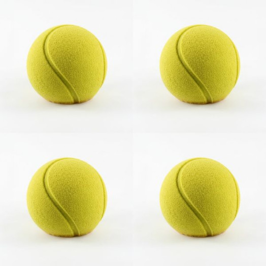 Tennis mini cake silicone mould handmade, Set of 4