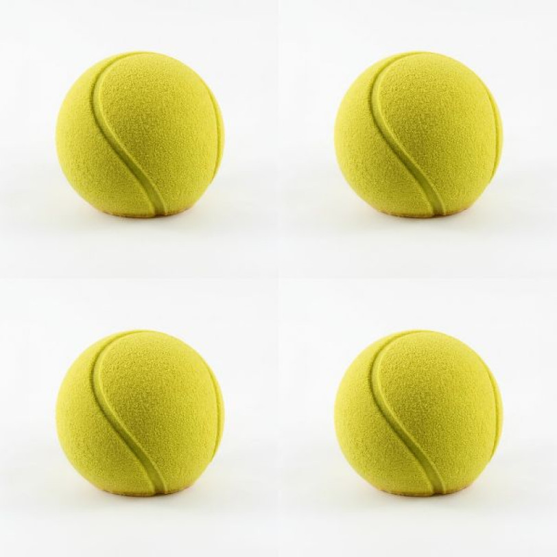 Tennis mini cake silicone mould handmade, Set of 4