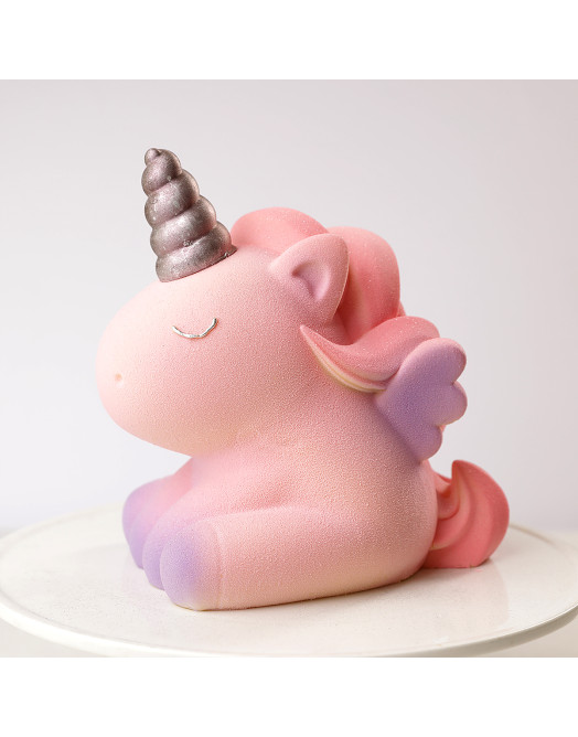 Unicorn molde de silicona para tartas hecho a mano