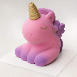 Unicorn bento cake molde de silicona hecho a mano