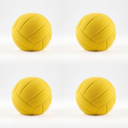 Volleyball mini cake silicone mould handmade, Set of 4