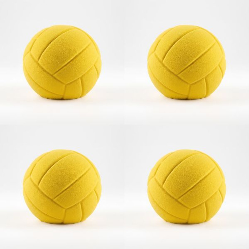 Volleyball mini cake silicone mould handmade, Set of 4