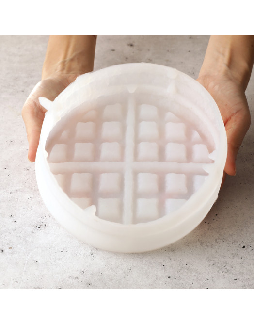 Moule Waffle double cake en silicone réalise à la main