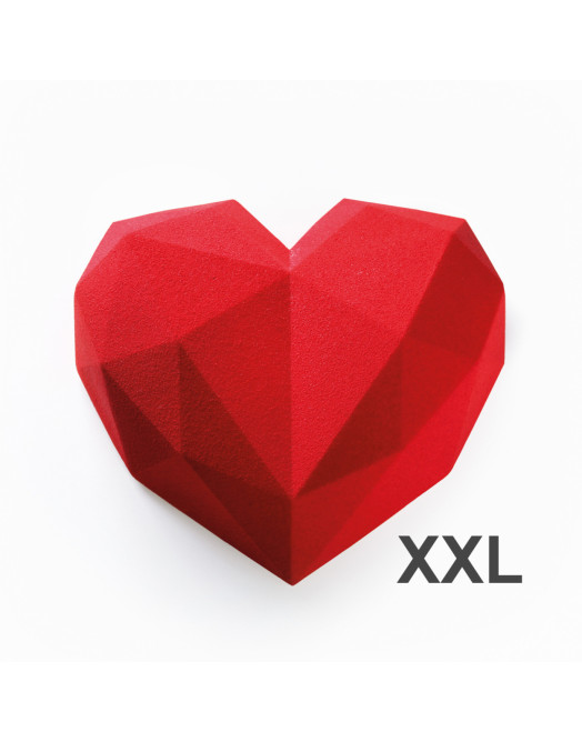 XXL Heart cake silicone mould handmade