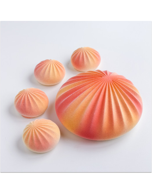 Shell mini cake silicone mould handmade