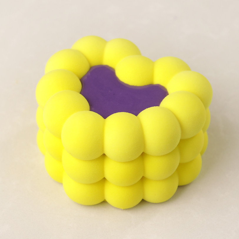 Spheres Heart bento cake silicone mould handmade