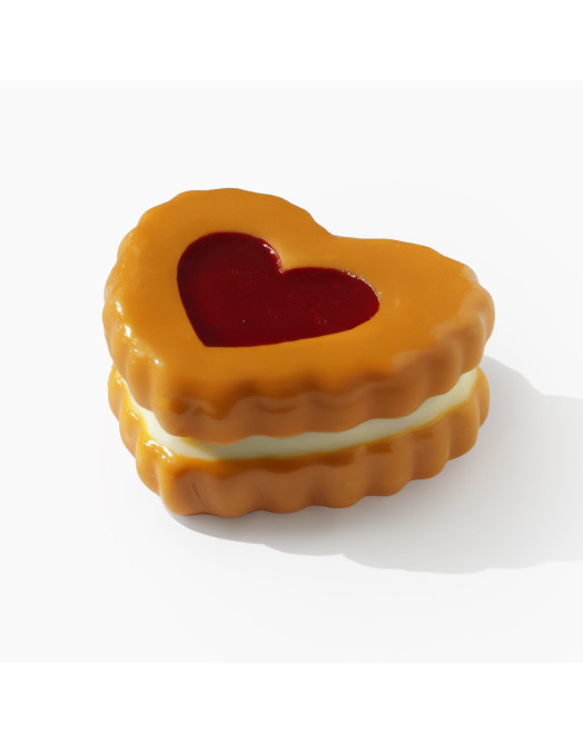 Play Heart cookie cake silicone mould handmade