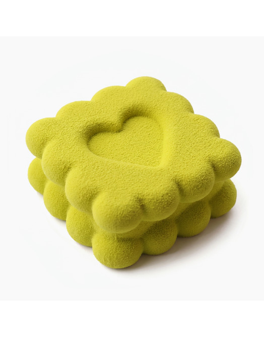 Square Heart cookie cake silicone mould handmade