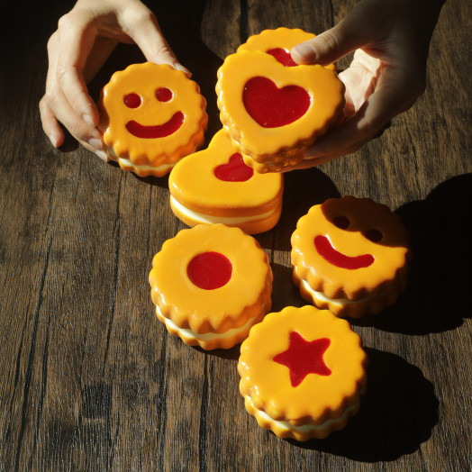 Classic Heart cookie molde de silicona para tartas hecho a mano