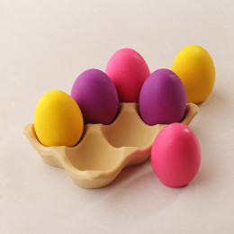 Easter eggs box moule à gâteau en silicone fait à la main