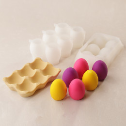 Easter eggs box cake moldes de silicona hechos a mano