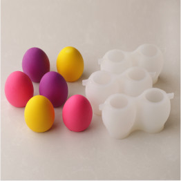 Eggs cake silicone mould handmade 2pcs*75ml