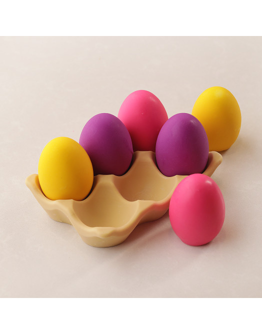 Eggs cake silicone mould handmade 2pcs*75ml