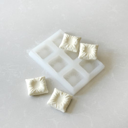 Pillow square mini 6*20ml silicone mould handmade