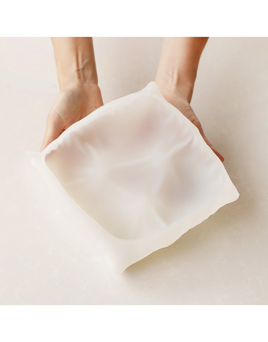 Pillow square 1300ml Cake silicone mould handmade