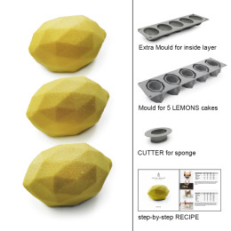 Lemon силиконовая форма для пирожного Лимон