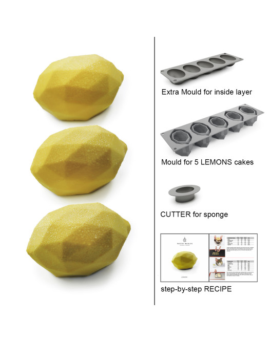Lemon cakes Moule silicone