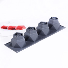 Pentagon small cakes moule silicone (SANS EMBALLAGE)