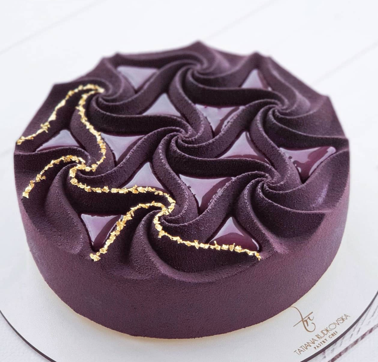 Tesselation cake silicone mould