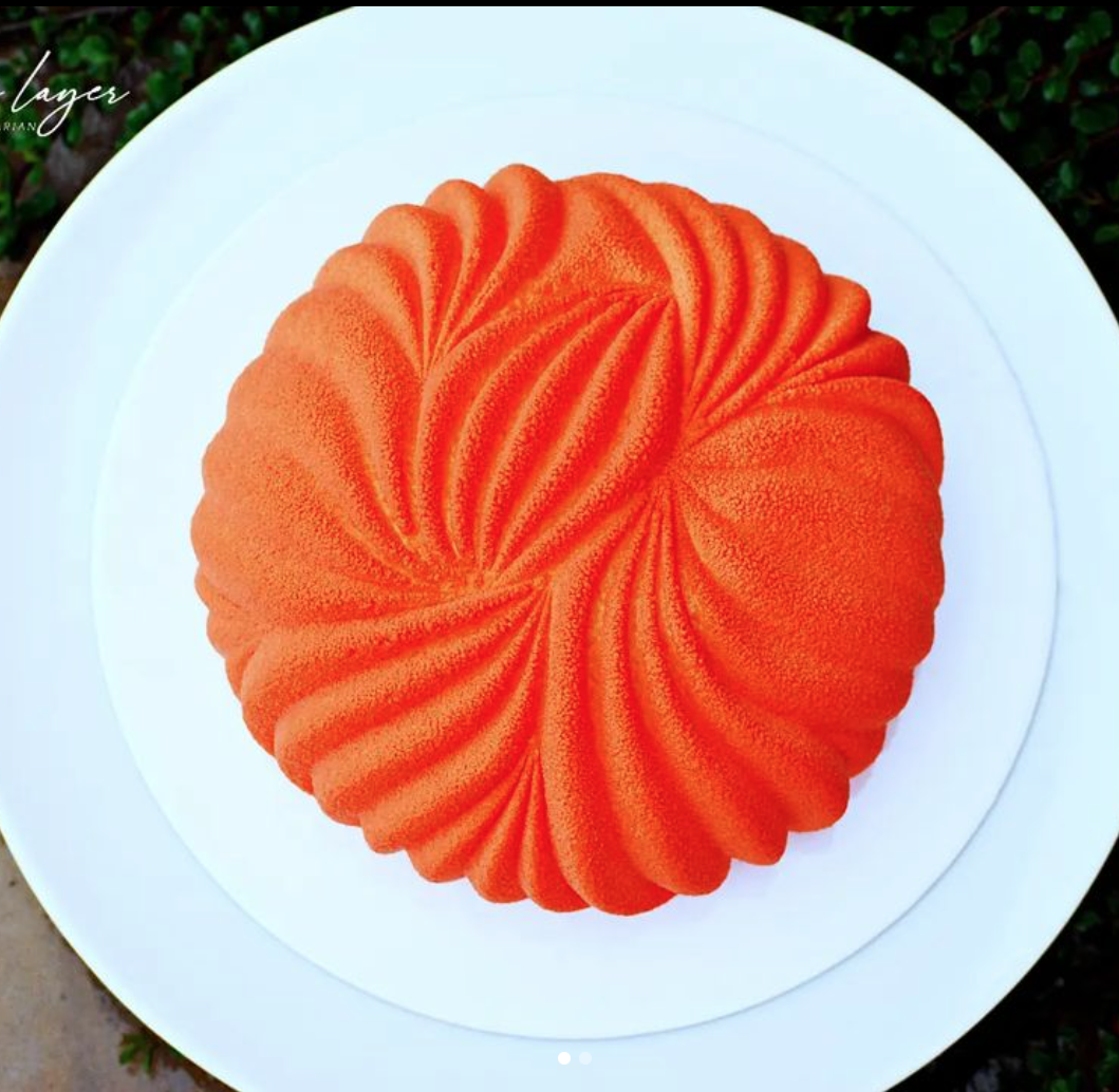 Dunes cake silicone mould