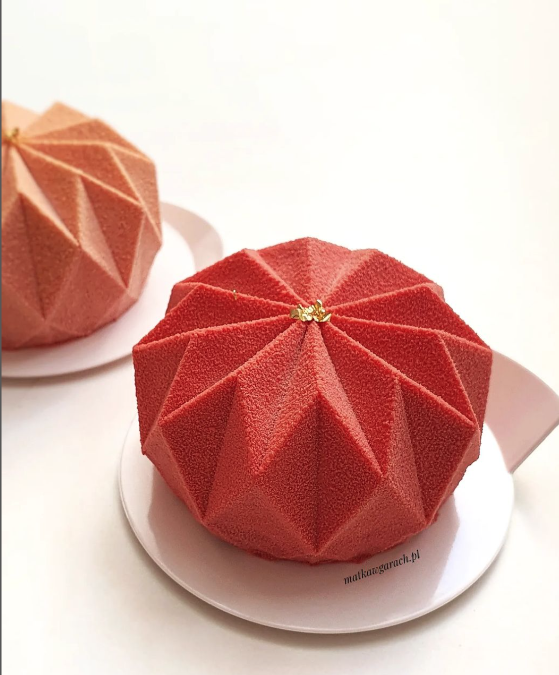 Mini Origami cakes silicone mould